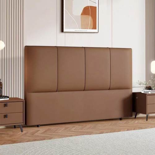 225新实款木背轻奢床头0简约软326包现代靠背单板买落地双人床