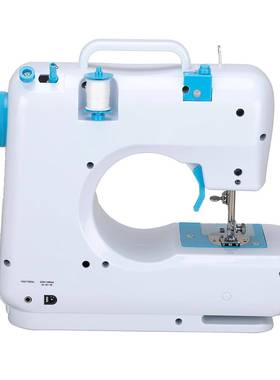 FH便SM50233865L蓝色缝纫机家缝纫机用迷你携式锁边锁-扣眼缝纫机