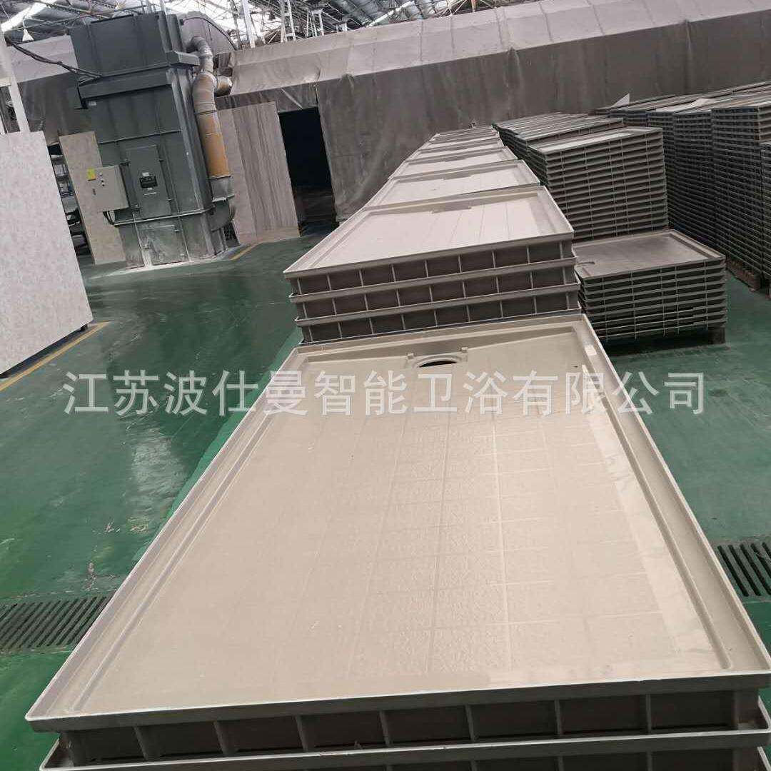 座直销整体淋底浴房底SM室933C一体模压成型防水卫生间浴盘