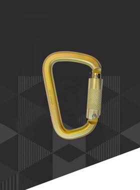 irude伊鲁德制克D型钢40KN高强度16k自动锁扣防坠落锁安全钩扣