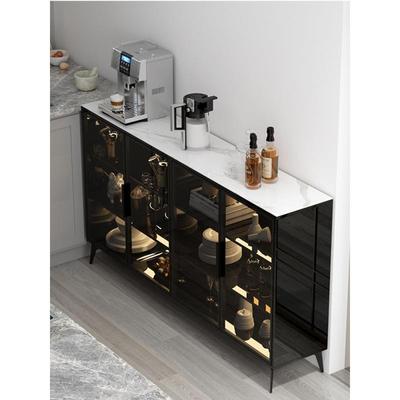 轻奢餐边柜茶水柜餐约边柜现代简房碗酒柜收厨纳柜81032储物柜微