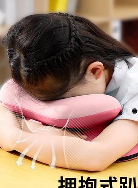 小教学儿童午F98MM78M休枕便携室趴着睡觉枕趴趴高初中生午生睡枕