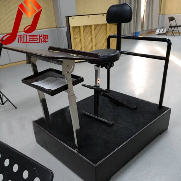 和声牌CJ-001学校乐队指挥台 专业排练厅用黑色移动合唱指挥台阶2