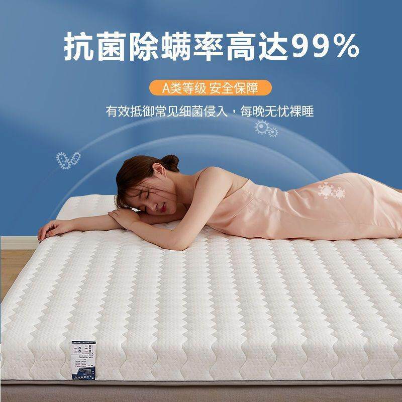 房A类泰国YBT乳胶床垫折加厚双人舍家用超厚可叠单人宿榻榻米租睡