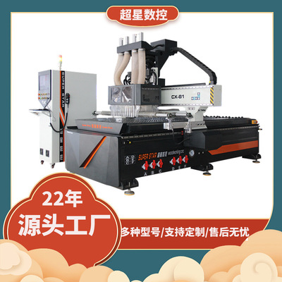 大型木工板式全自动四工序开料机
