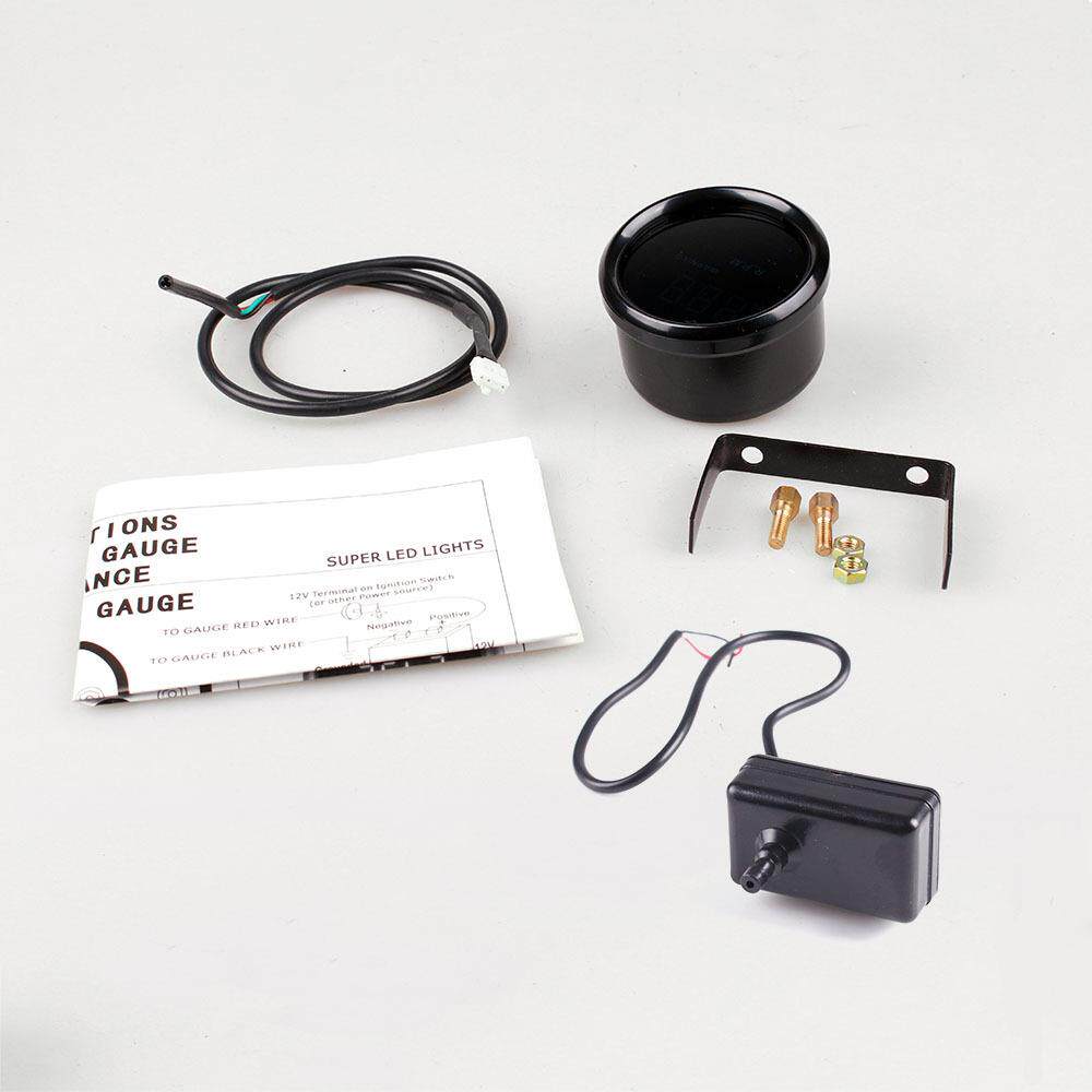 2寸汽车改装表转液晶仪表数电压表速DGT8801B表水温油温仪油压显