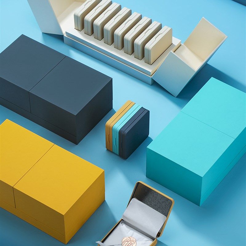 茶叶包装礼盒空盒铁罐白茶包装空礼盒小方片茶饼礼品盒定制免费UV