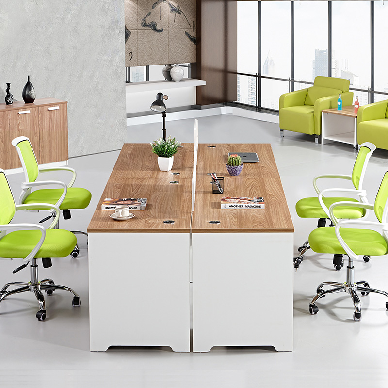 办公家具办公桌椅组合职员桌员工桌屏风4 6人位卡座职员办公桌