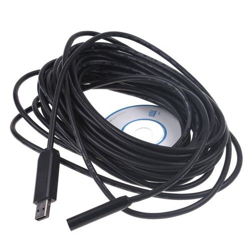 15米电脑USB工业内窥镜管道汽车检查 水下探头钓鱼防水高清摄像头