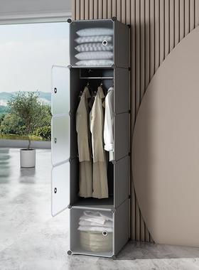 简衣用柜宿舍学生收纳柜子NLJ衣服易储物柜出房租组装家用卧室小