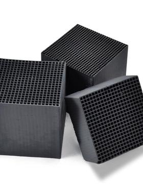 DFL1理0*窝10*0孔隙发达防水方块炭环1评用喷漆房废气吸附处蜂活