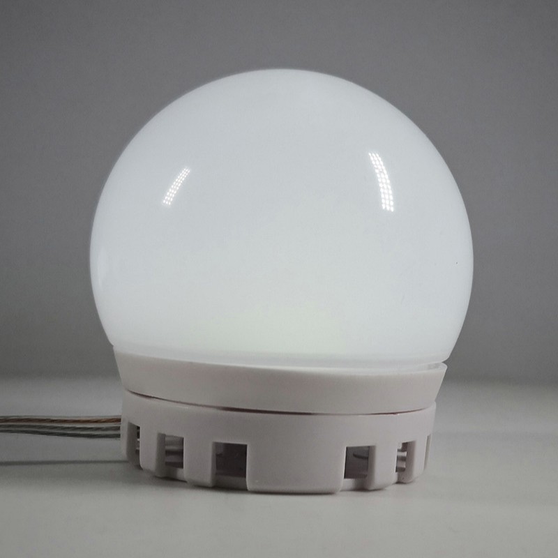 LED化妆镜灯泡隐藏布线旋转收线