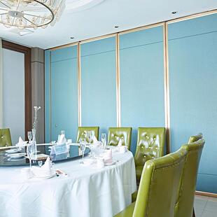 移隔动断墙屏风折叠65型号门酒店饭拉店包房活动伸隔断墙推缩隔音