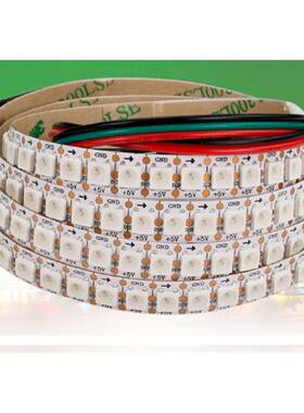 5WS2812681幻灯带144灯050RGB贴片内置彩IC可编程DWL25V机器人灯
