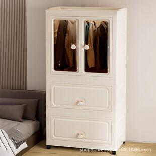 衣婴儿柜折叠家用小ZY2602衣服衣物收纳储物柜卧柜孩室可移动衣橱
