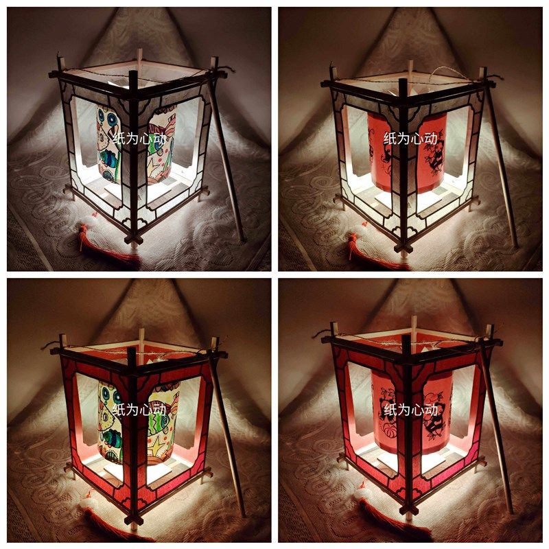 走煤油灯手工热能旋转灯笼跑马灯涂鸦剪纸亲子diy材料包科学小制,节庆用品/礼品,创意/设计灯,淘宝优惠券,粉丝福利购,淘宝优惠卷