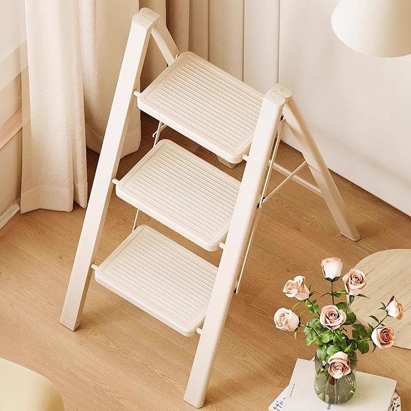 梯子家用轻便折叠梯三四步伸缩小型梯凳加厚碳钢多功能人字梯,居家日用,家用梯,淘宝优惠券,粉丝福利购,淘宝优惠卷
