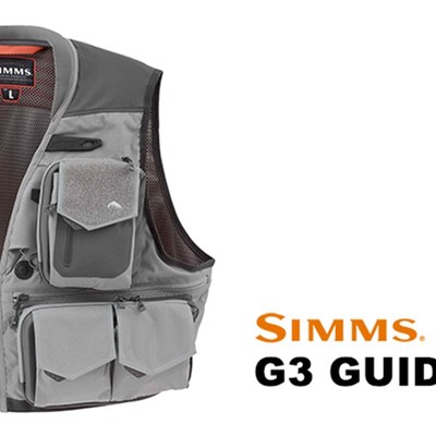 SIMMS 钓鱼飞蝇马甲 路亚溪流多功能背心GUIDE VEST G3多款式尺码
