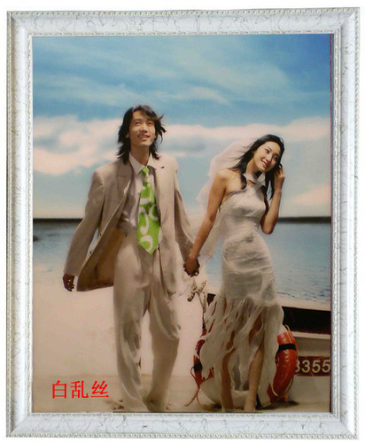 相框乱丝实木30至50mm框7寸12寸16寸20寸 创意画框 挂墙摆台