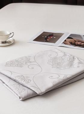 棉蚕丝被壳蚕60608支大气提全花丝被壳内胆喷织造