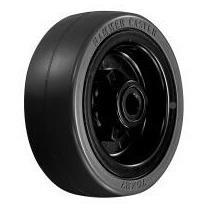 42K0-50R固2寸黑色橡胶定轮载重30420R-50RG高度65MM锤牌R脚轮