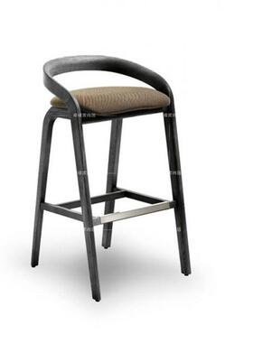 0A新中靠式实木吧446椅台椅背吧椅复凳古酒吧吧台凳高脚子家用高