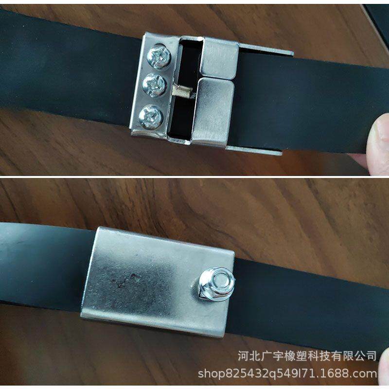 15拖地0带大头耐磨金属块航油运电输车用静电带21250*40*货车放带