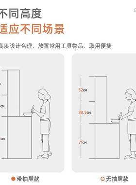 茶厅水柜餐边柜橱柜简INP约厨房客柜厅靠储物柜收纳一体墙餐碗置