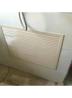 PNX。小暖百叶1气罩通风气口铝合金加厚百叶窗暖罩检查口防水防雨