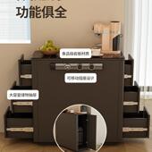 可颂岛台柜单柜家用墙可移动窄KFK边岛台桌一体小靠户餐餐台定型