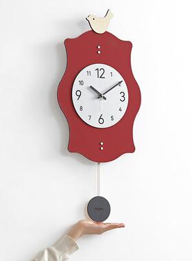 尚古W881OZOOM屋准美式复时钟表时轻奢高档挂钟0客厅224新款摆钟