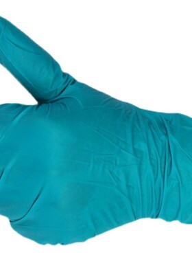 法国MAPOASLO次977绿色一性丁腈手279套特型厚7g耐撕扯防化手套