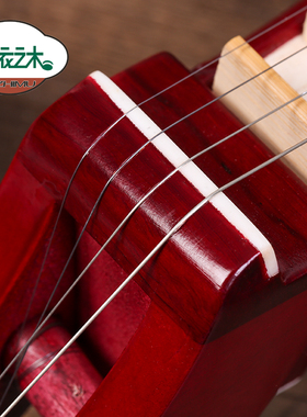 色木柳琴硬木柳琴专业演奏练习硬木红木色柳琴带支架琴盒厂家直销