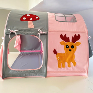 儿童帐篷室内宝宝游戏屋防掉床帐篷过家家房子