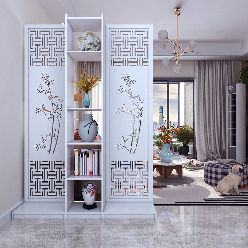 中式屏风隔断客厅多功能玄关简约现代双面小户型装饰办公室座屏