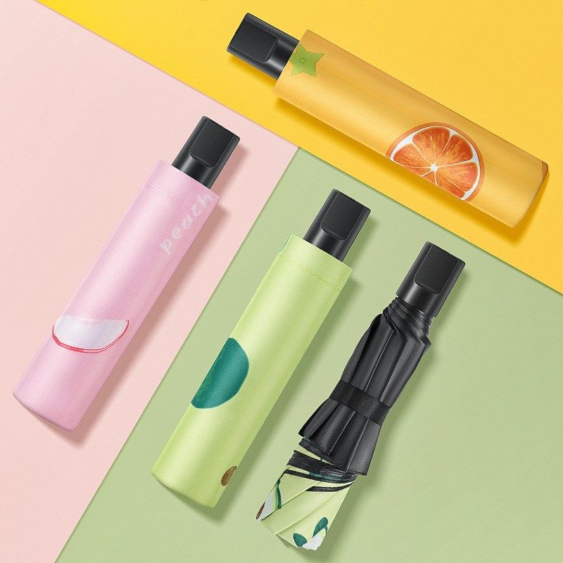 手动水果雨伞全自动两用卡通儿童遮阳伞折叠太阳伞女,居家日用,伞,淘宝优惠券,粉丝福利购,淘宝优惠卷