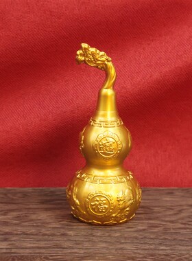 黄铜葫芦招财进宝开口空心平安镇开过的光宅龙头貔貅葫芦客厅摆件
