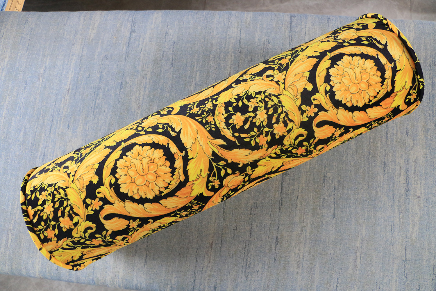 拿破仑家居巴洛克风格抱枕长条枕定做圆形枕客厅沙发靠垫可拆洗