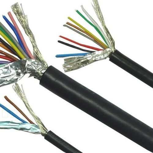 美标UL2464屏蔽线24AWG 3/4/5/6/7/8芯 信号控制线抗干扰镀锡屏蔽