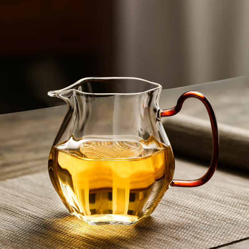 公道杯玻璃茶漏一体茶海茶过滤高档公杯套装分茶器泡茶杯茶具配件