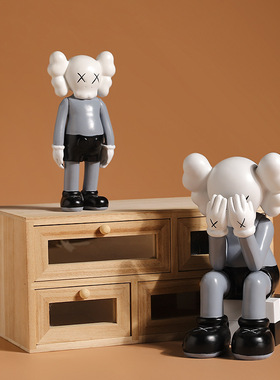 简约动物暴力熊雕塑摆件客厅卧室玄关橱窗创意装饰品树脂工艺摆放