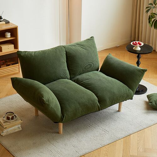 懒人沙发可躺可睡单双人卧室出租房床边折叠小沙发小户型靠背座椅