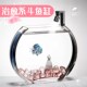 2025新款 玻璃鱼缸桌面斗鱼缸客厅办公室懒人斗鱼缸小金鱼缸透明