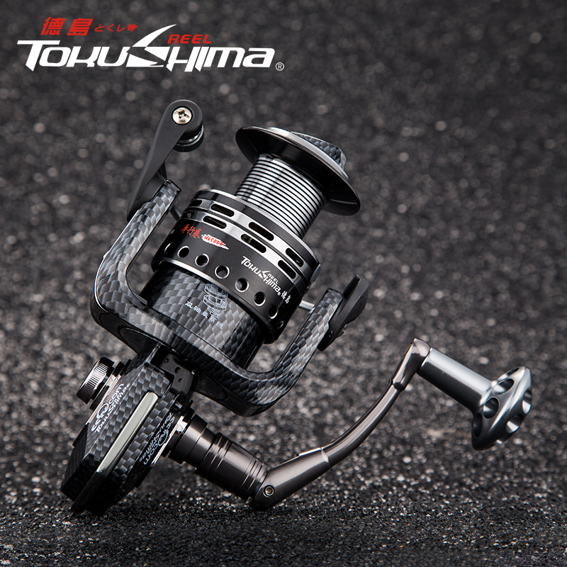 德岛HK14轴二代18轴全金属渔轮双轴承海钓纺车轮海竿矶竿路亚鱼轮