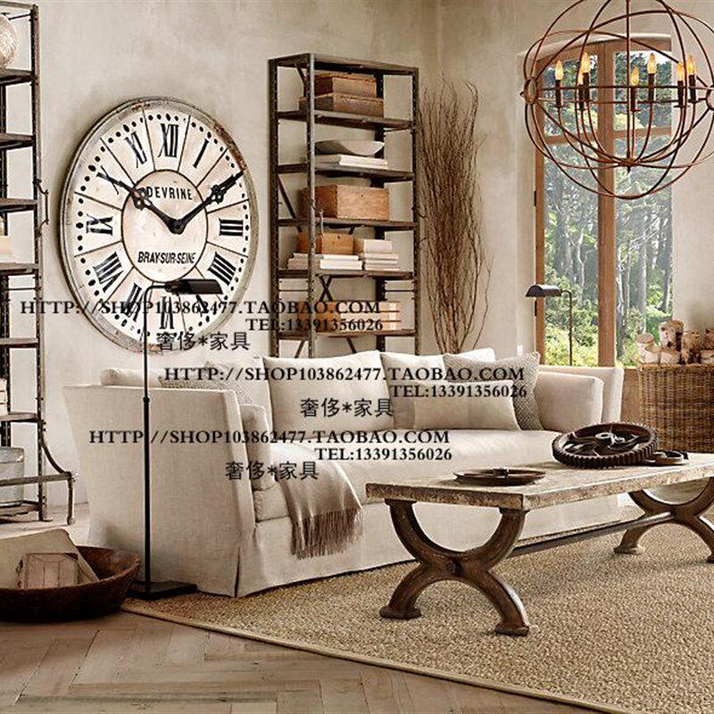 出口比利时法式乡村裙边麻布单人双人三人位沙发样板房别墅家具