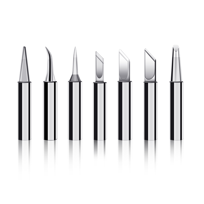 奈斯利900M通用无铅烙铁头K刀口咀B圆特尖嘴936内热式恒温电洛铁