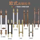 木门铝合金门无框门 不锈钢古铜 KTV酒店包厢门 欧式 玻璃门大拉手