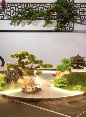 酒店圆桌高级摆花遥控灯光雾化桌摆转盘圆桌芯装饰高级餐桌彷真桌