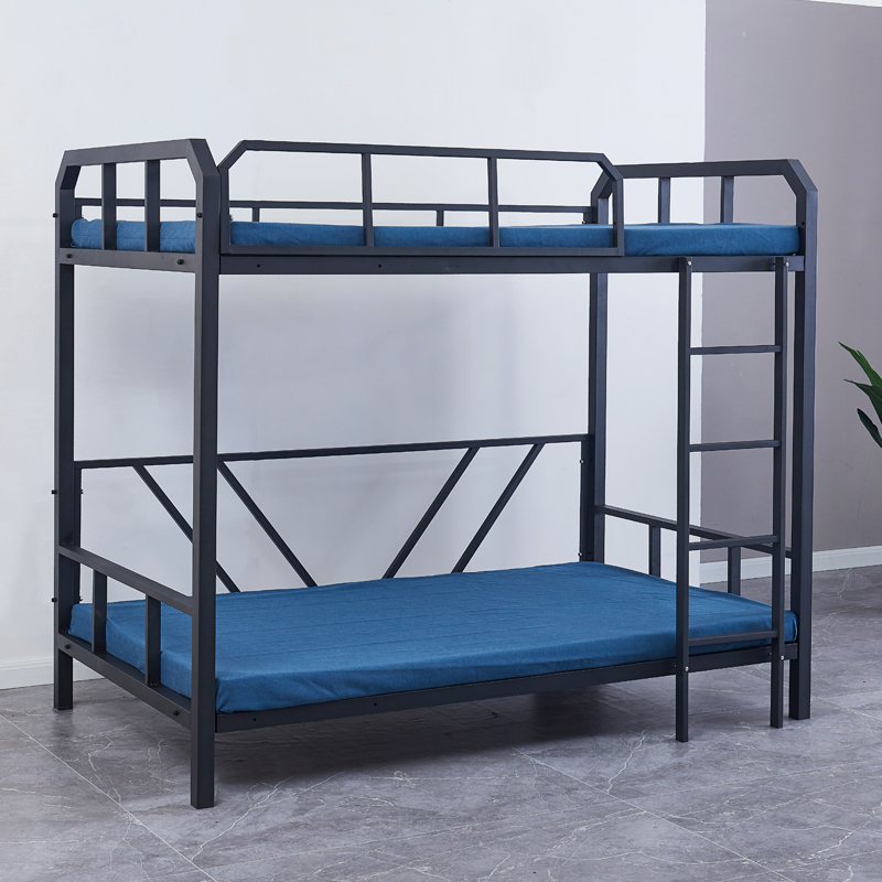 电竞床酒店宾馆铁艺床上下铺双层铁架高低床学校网吧公寓子母床