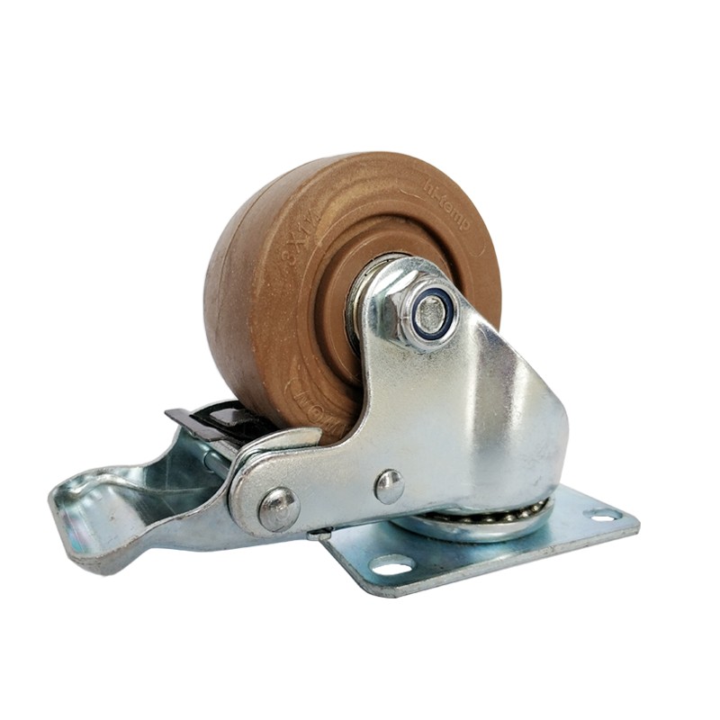 亿通脚轮3寸耐高温轮烤箱烘焙轮耐磨中型万向轮高温轮280度推车轮
